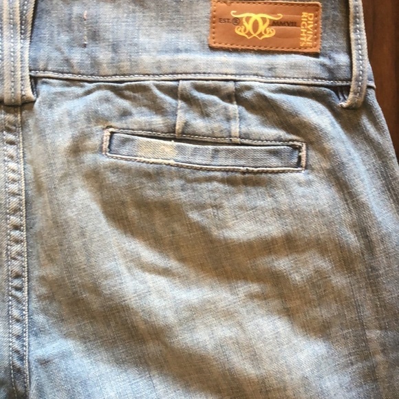 Divine Rights of Denim Envy Low Rise Distressed Wide Leg Jeans Size 29 - Picture 6 of 8